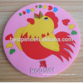 high quality PVC silicone coasters cup mat christmas gift
